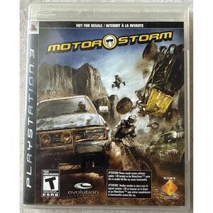 MotorStorm (PlayStation 3, 2007) Complete‎ with Manual CIB